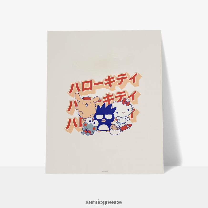 αξεσουάρ γρ Sanrio ομαδική εκτύπωση τέχνης ιαπωνικού λογότυπου 2ZVJ641