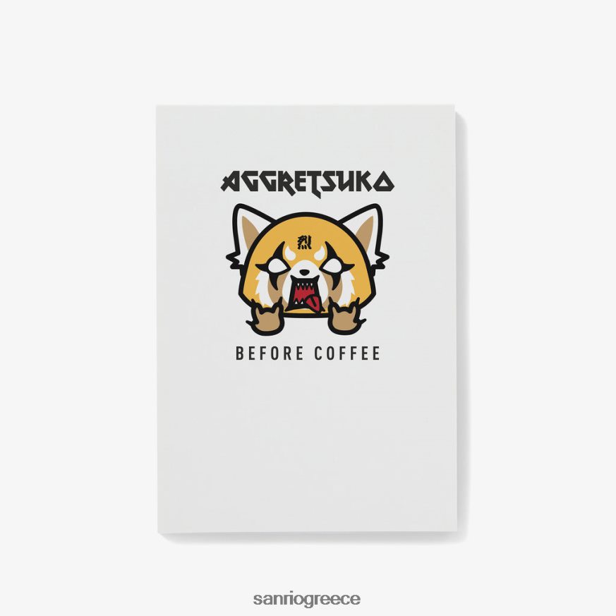 αξεσουάρ γρ Sanrio εξατομικευμένο σημειωματάριο aggretsuko πριν και μετά τον καφέ 2ZVJ6444